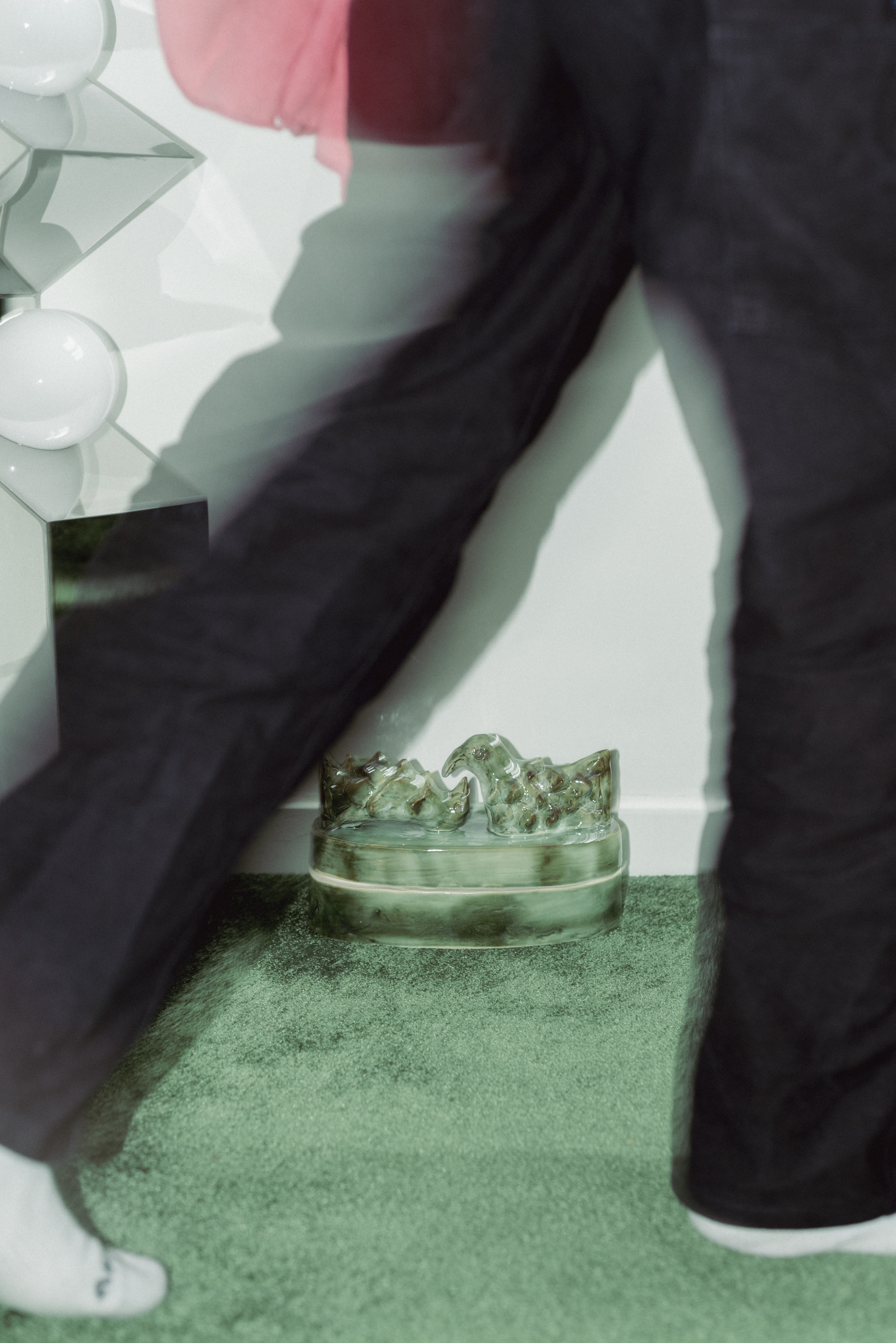 Green candle important pretty